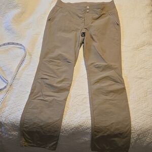 Orvis Women's Tan Straight Leg Hiking Pants With Insect Shield